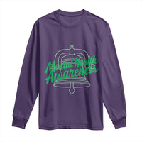 Mental Health Matters Awareness Long Sleeve Shirt Support Squad Green Ribbon