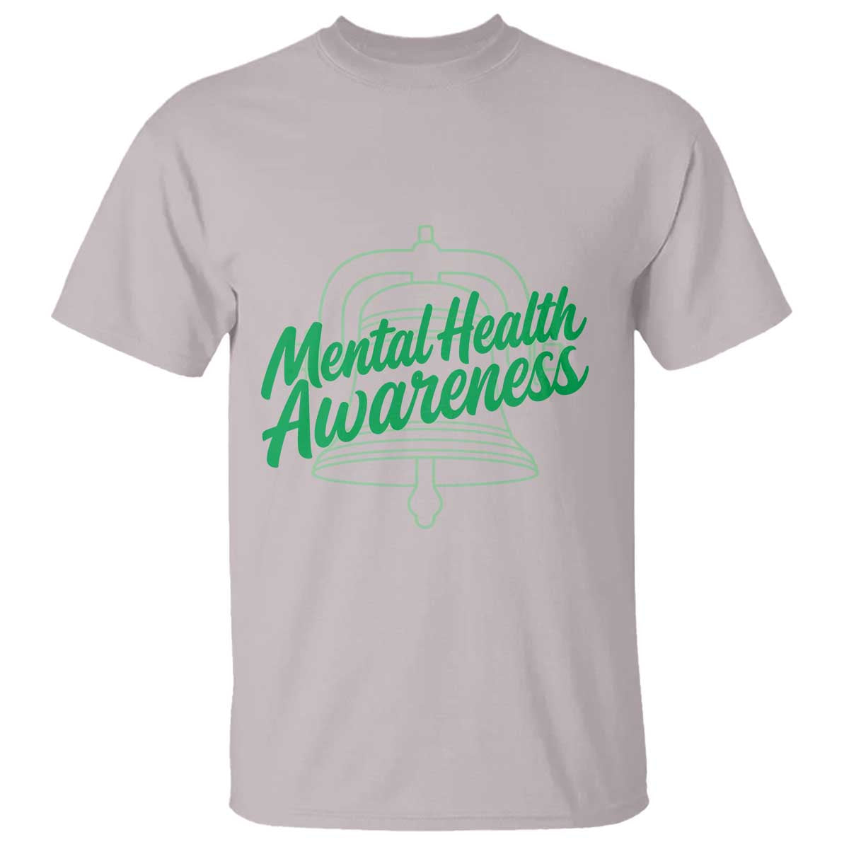Mental Health Matters Awareness T Shirt Support Squad Green Ribbon