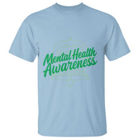 Mental Health Matters Awareness T Shirt Support Squad Green Ribbon