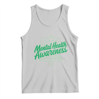 Mental Health Matters Awareness Tank Top Support Squad Green Ribbon