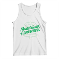 Mental Health Matters Awareness Tank Top Support Squad Green Ribbon