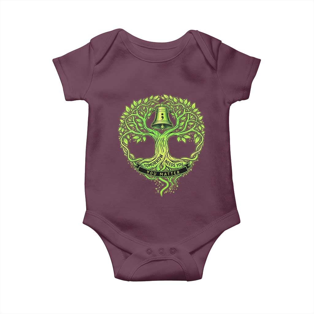 Mental Health Awarenes Baby Onesie Tomorrow Needs You You Matter