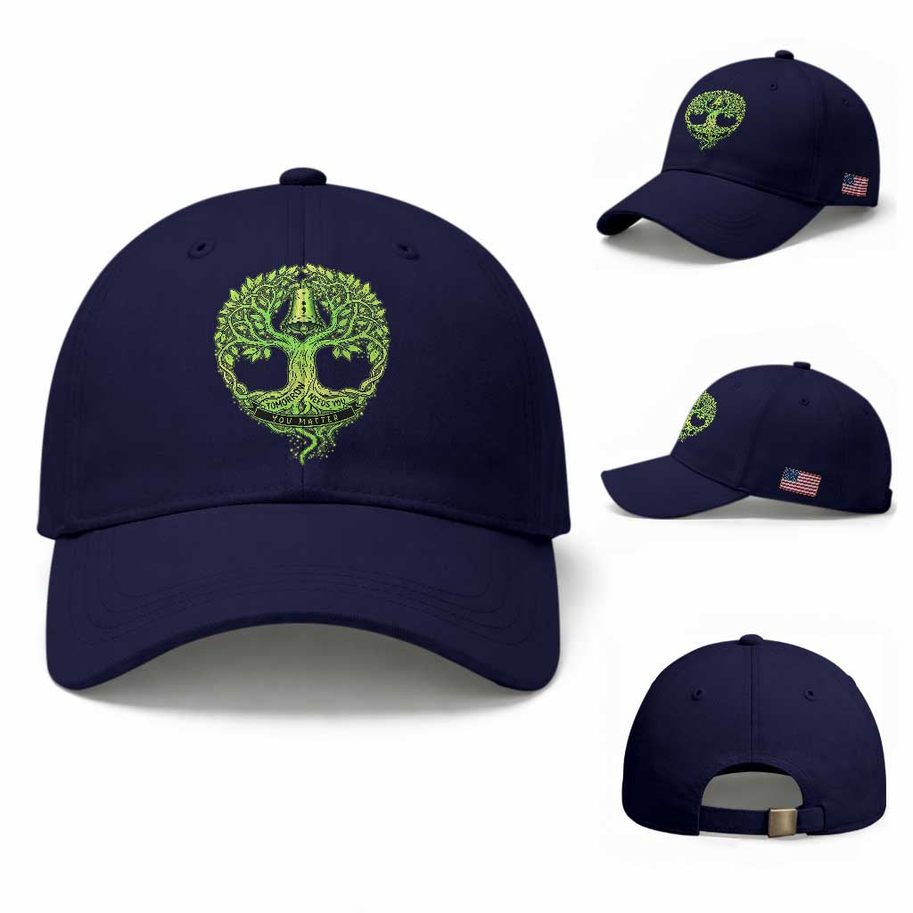 Mental Health Awarenes Baseball Cap Tomorrow Needs You You Matter