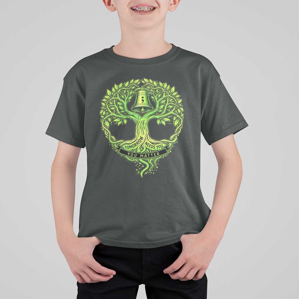 Mental Health Awarenes T Shirt For Kid Tomorrow Needs You You Matter
