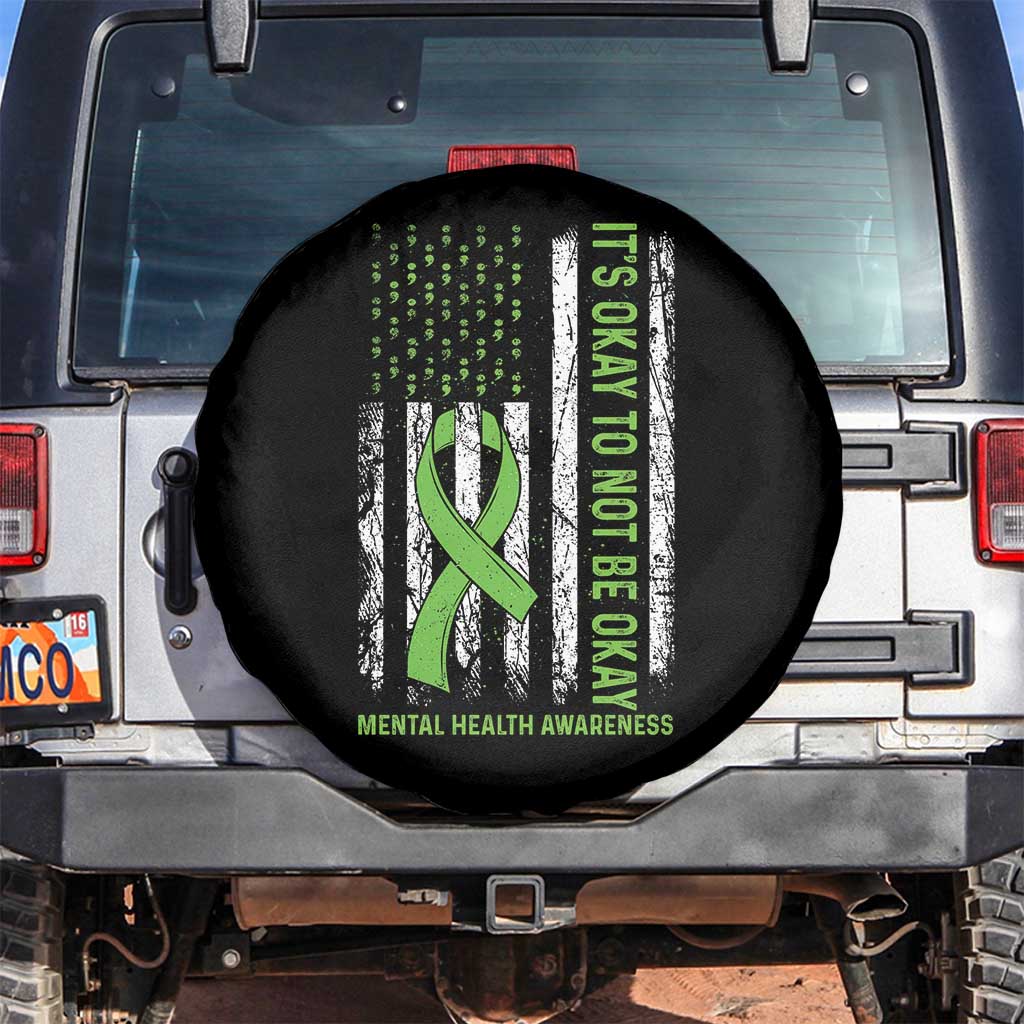 Mental Health Awarenes Spare Tire Cover It's Okay To Not Be Okay