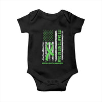 Mental Health Awarenes Baby Onesie It's Okay To Not Be Okay