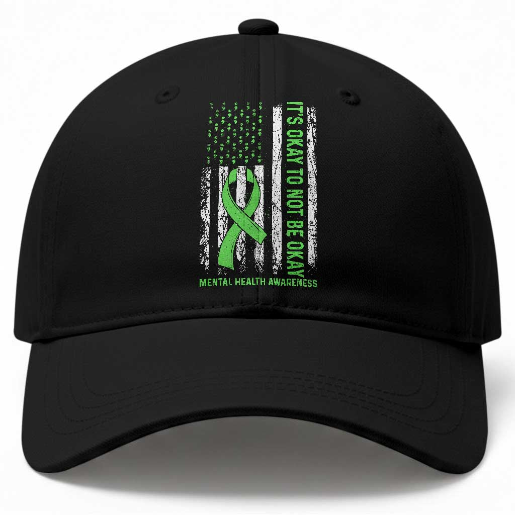 Mental Health Awarenes Baseball Cap It's Okay To Not Be Okay