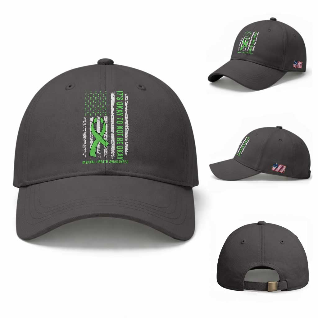 Mental Health Awarenes Baseball Cap It's Okay To Not Be Okay