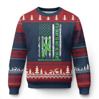 Mental Health Awarenes Ugly Christmas Sweater It's Okay To Not Be Okay