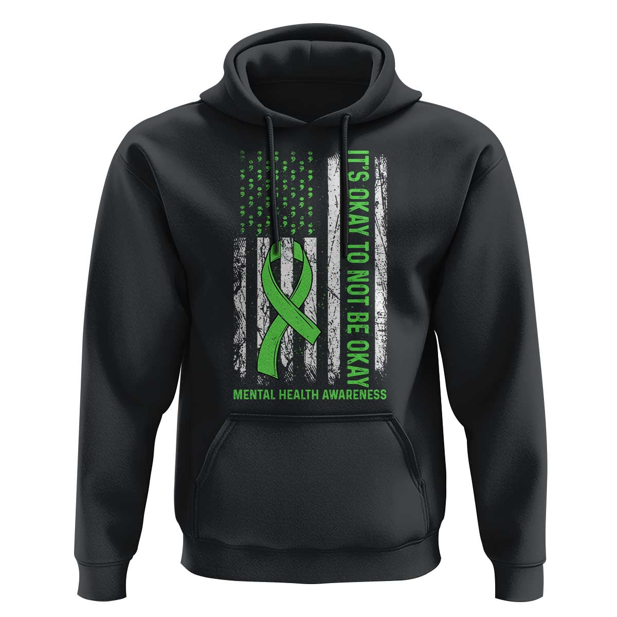 Mental Health Awarenes Hoodie It's Okay To Not Be Okay