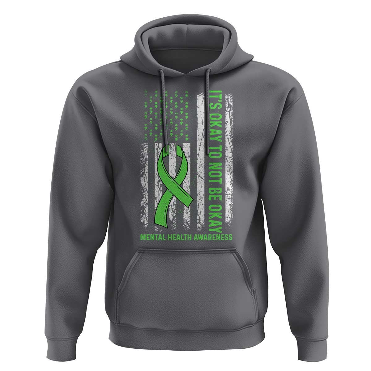Mental Health Awarenes Hoodie It's Okay To Not Be Okay
