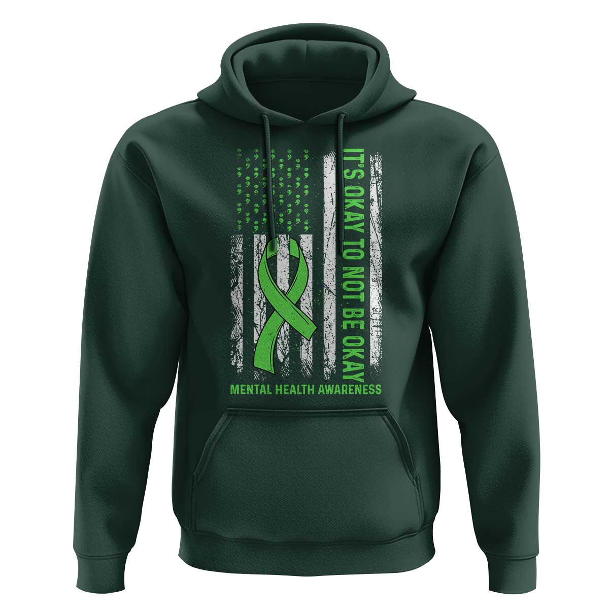 Mental Health Awarenes Hoodie It's Okay To Not Be Okay