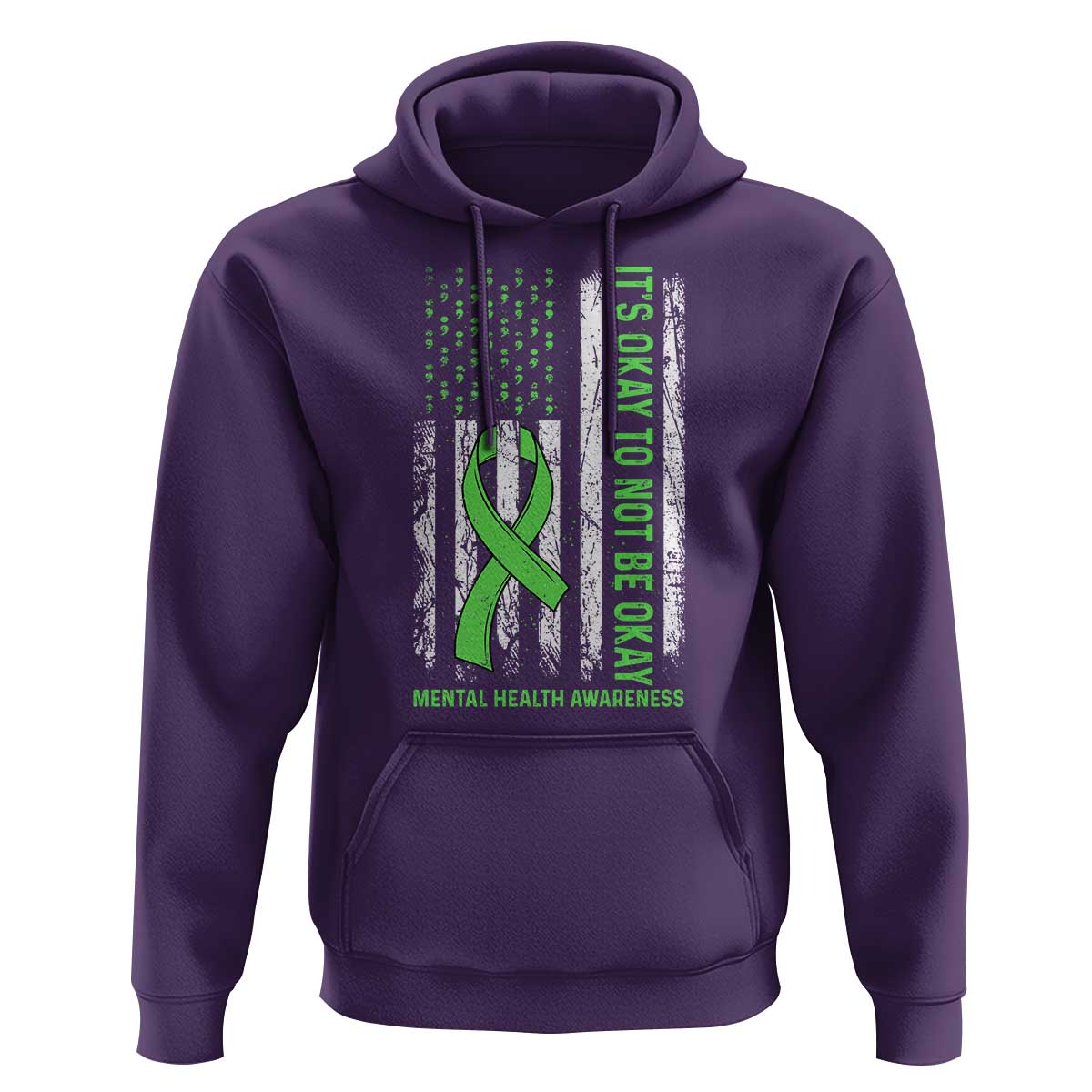 Mental Health Awarenes Hoodie It's Okay To Not Be Okay