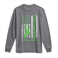 Mental Health Awarenes Long Sleeve Shirt It's Okay To Not Be Okay