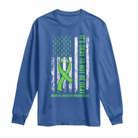 Mental Health Awarenes Long Sleeve Shirt It's Okay To Not Be Okay