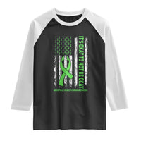 Mental Health Awarenes Raglan Shirt It's Okay To Not Be Okay