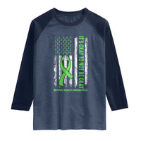 Mental Health Awarenes Raglan Shirt It's Okay To Not Be Okay