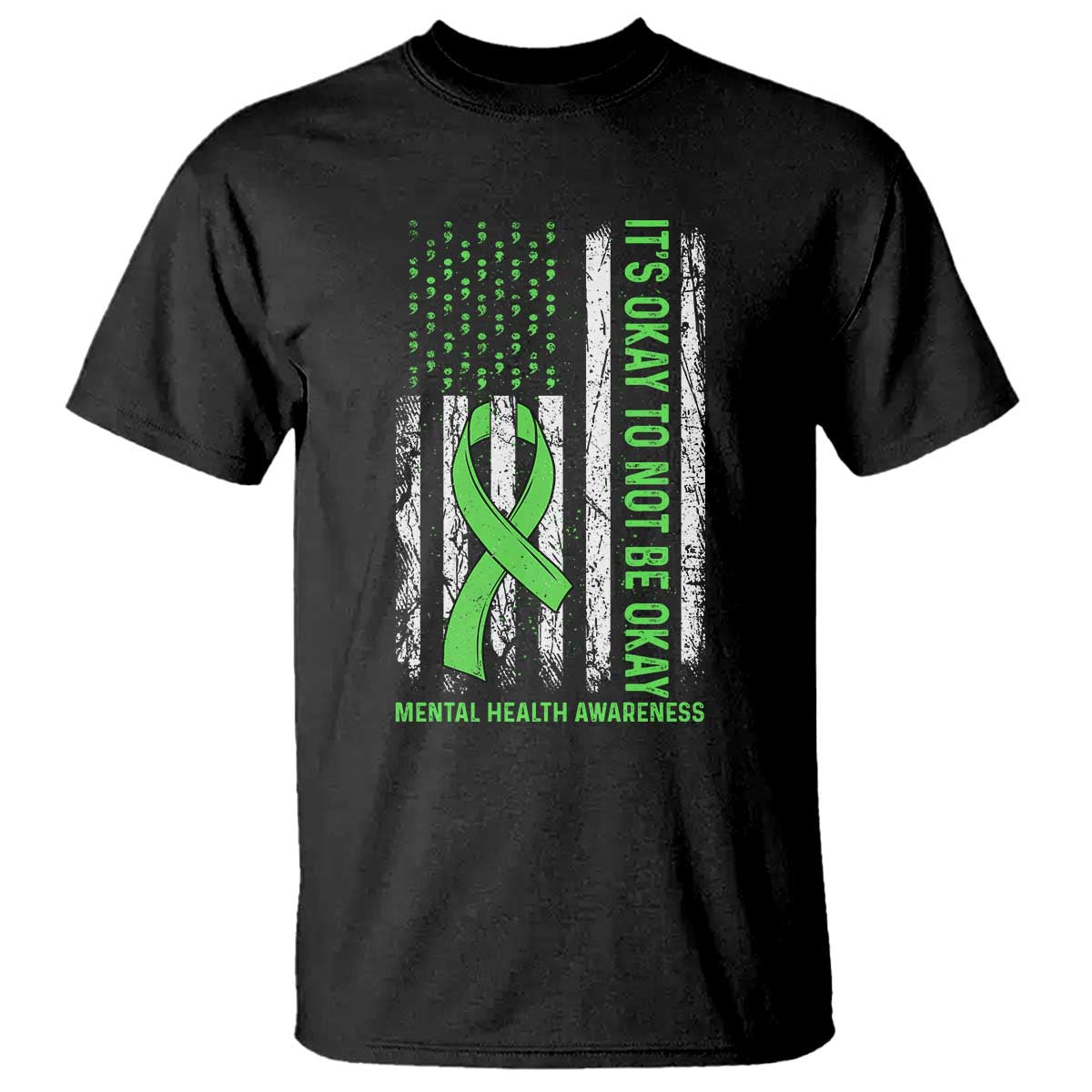 Mental Health Awarenes T Shirt It's Okay To Not Be Okay