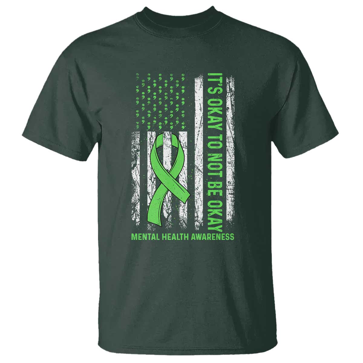 Mental Health Awarenes T Shirt It's Okay To Not Be Okay