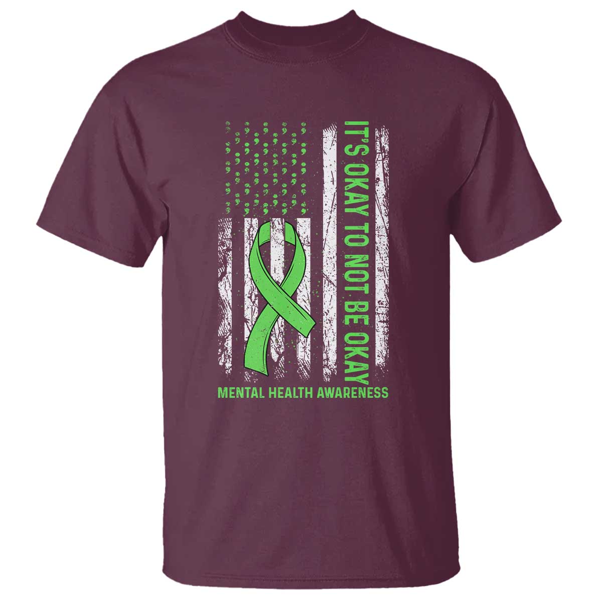Mental Health Awarenes T Shirt It's Okay To Not Be Okay