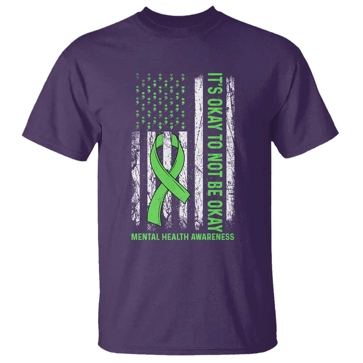 Mental Health Awarenes T Shirt It's Okay To Not Be Okay