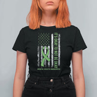 Mental Health Awarenes T Shirt For Women It's Okay To Not Be Okay