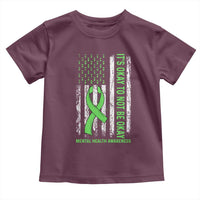 Mental Health Awarenes Toddler T Shirt It's Okay To Not Be Okay