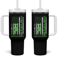 Mental Health Awarenes Tumbler With Handle It's Okay To Not Be Okay