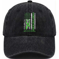 Mental Health Awarenes Washed Cotton Baseball Cap It's Okay To Not Be Okay