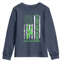Mental Health Awarenes Youth Sweatshirt It's Okay To Not Be Okay