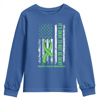 Mental Health Awarenes Youth Sweatshirt It's Okay To Not Be Okay