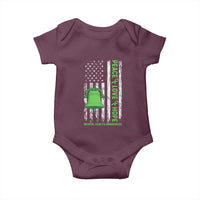 Mental Health Awarenes Baby Onesie Peace Love Hope Green Ribbon