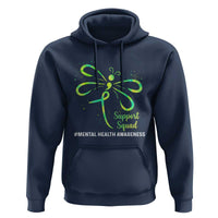 Mental Health Awarenes Hoodie Support Squad Green Ribbon