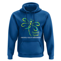 Mental Health Awarenes Hoodie Support Squad Green Ribbon