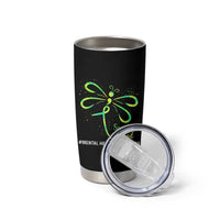 Mental Health Awarenes Tumbler Cup Support Squad Green Ribbon