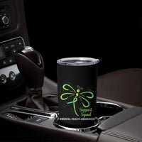 Mental Health Awarenes Tumbler Cup Support Squad Green Ribbon