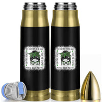 Mental Health Matters Bullet Tumbler Messy Bun Green Ribbon Support