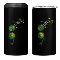 Mental Health Awarenes 4 in 1 Can Cooler Tumbler Semicolon Dandelion You Matter