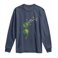 Mental Health Awarenes Long Sleeve Shirt Semicolon Dandelion You Matter