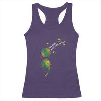 Mental Health Awarenes Racerback Tank Top Semicolon Dandelion You Matter