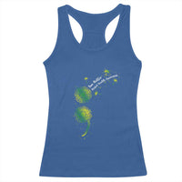 Mental Health Awarenes Racerback Tank Top Semicolon Dandelion You Matter
