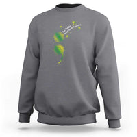 Mental Health Awarenes Sweatshirt Semicolon Dandelion You Matter