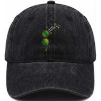 Mental Health Awarenes Washed Cotton Baseball Cap Semicolon Dandelion You Matter