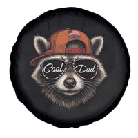 Cool Dad Spare Tire Cover Raccoon Daddy Father's Day Gift