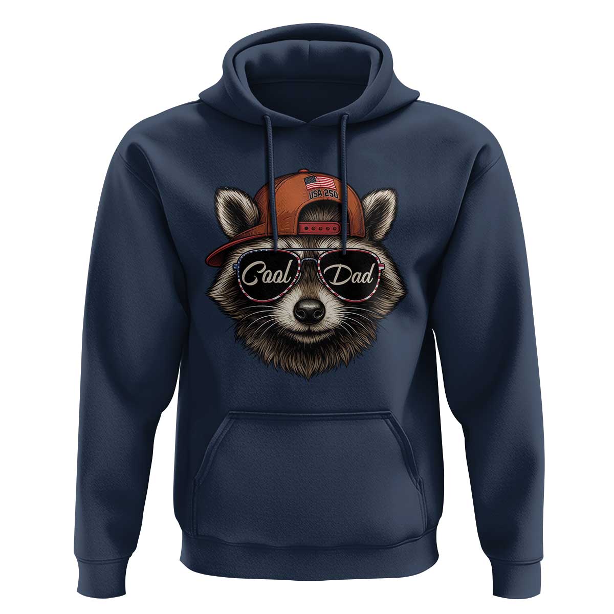 Cool Dad Hoodie Raccoon Daddy Father's Day Gift