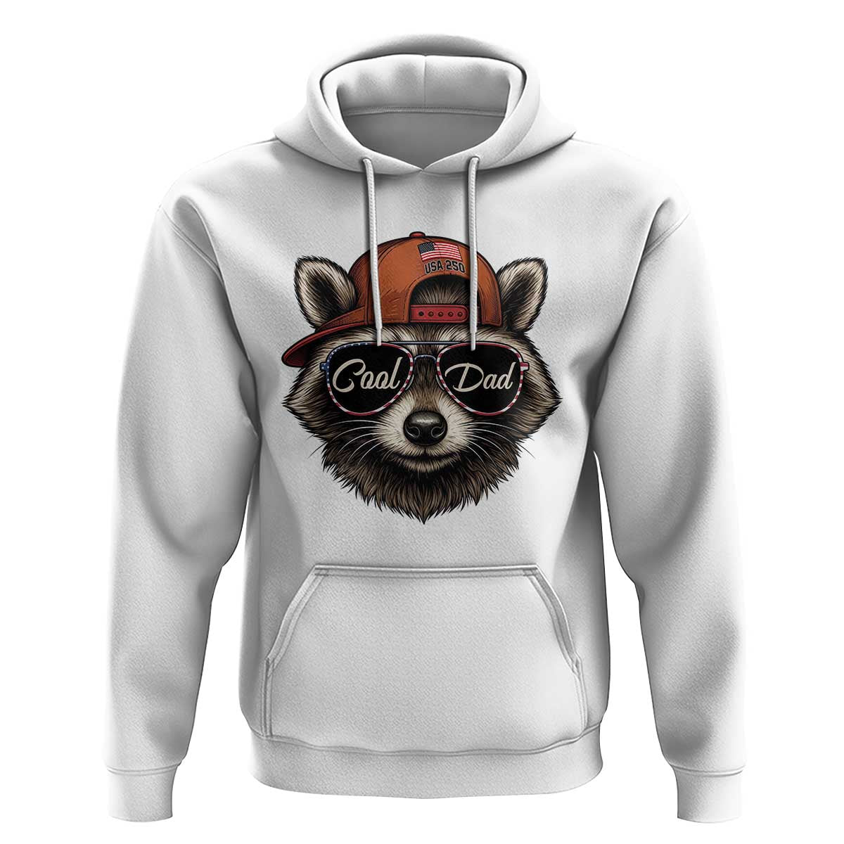 Cool Dad Hoodie Raccoon Daddy Father's Day Gift