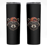 Cool Dad Skinny Tumbler Raccoon Daddy Father's Day Gift