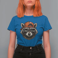 Cool Dad T Shirt For Women Raccoon Daddy Father's Day Gift