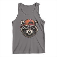 Cool Dad Tank Top Raccoon Daddy Father's Day Gift