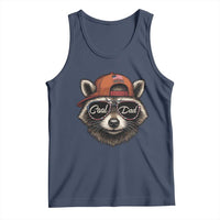 Cool Dad Tank Top Raccoon Daddy Father's Day Gift